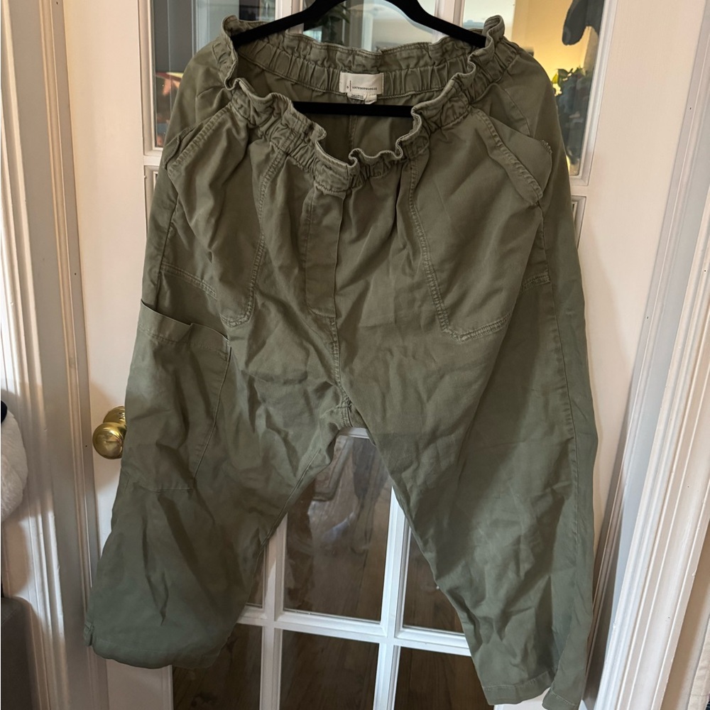 Anthropologie Sage Green Trousers